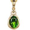 Emerald Tourmaline Pendant