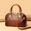 Women's Leather Shell Handbag