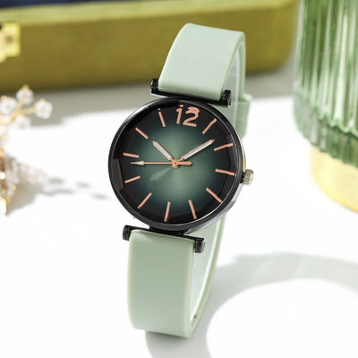 Fashion Gradient Silicone Watch