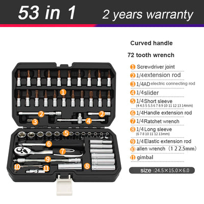 Auto Repair Toolbox Set Socket