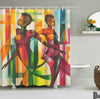 Modern Building Shower Curtain