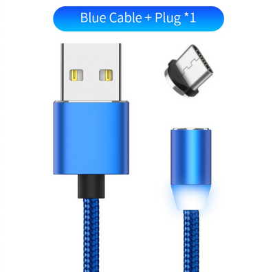 Compatible with Apple , YBD 1m magnetic LED charging cable