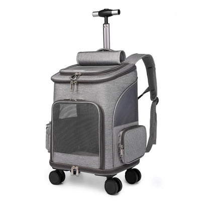 Portable Folding Trolley Pet Backpack