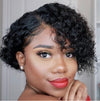 European Women's Short Curly Hair Wigs