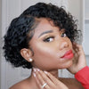 European Women's Short Curly Hair Wigs