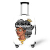 African Art Girl Travel Baggage