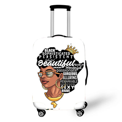 African Art Girl Travel Baggage