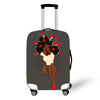 African Art Girl Travel Baggage