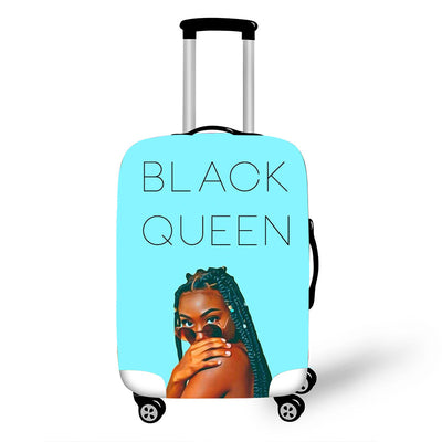 African Art Girl Travel Baggage