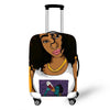 African Art Girl Travel Baggage