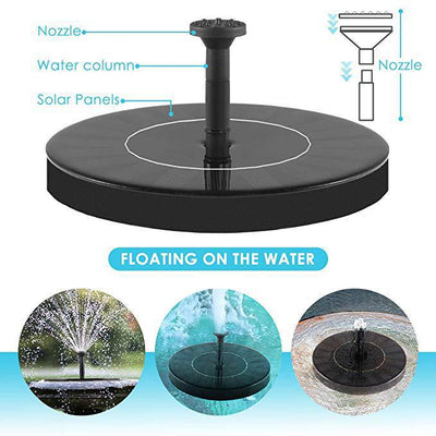 Solar Fountain  Water Landscape