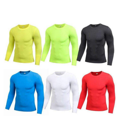 Men's Solid Quick-Drying Fitness T-Shirt