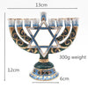 Religious Activities Menorah Home Decorations Candle Holder Israel Judaism Retro Lampstand Candlestick 9 Branch