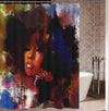 Modern Building Shower Curtain