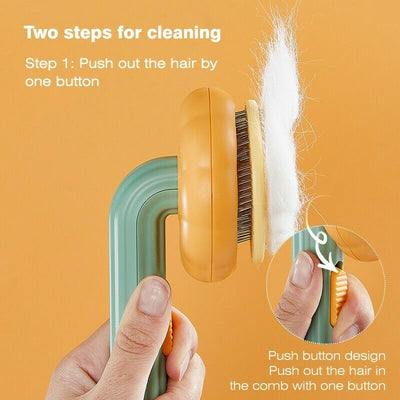 Pet Pumpkin Grooming Brush