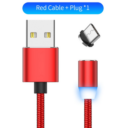 Compatible with Apple , YBD 1m magnetic LED charging cable