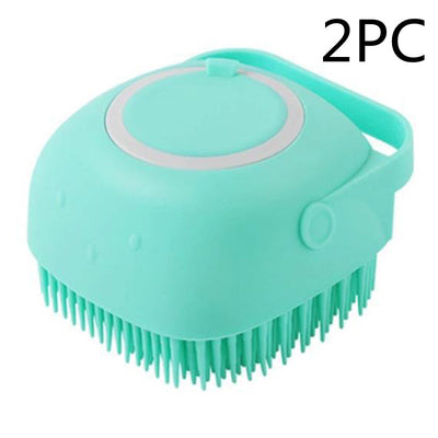 Dog Bath Massage Gloves Brush