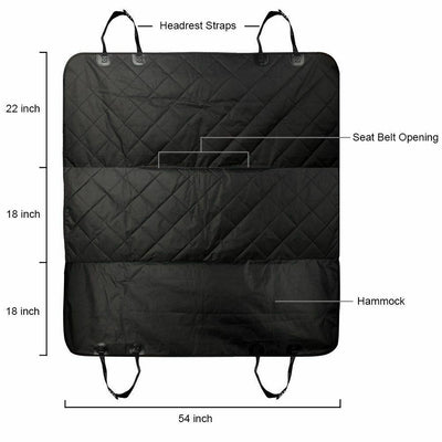 Pet Car Rear Seat Cover