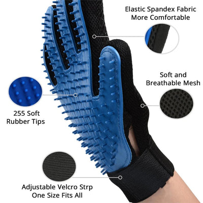 Cat grooming glove