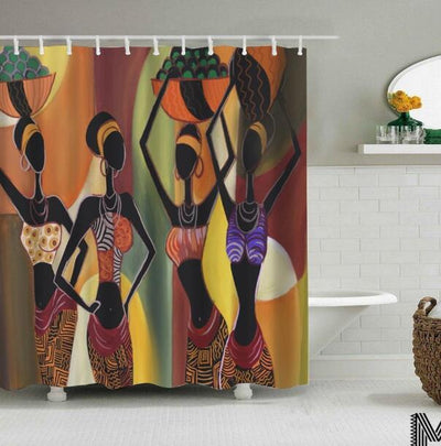 Modern Building Shower Curtain