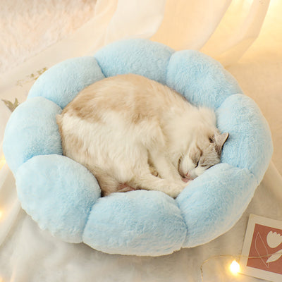 Round Flower Cat Litter Kennel