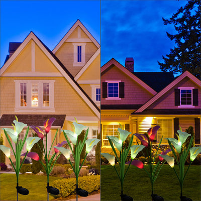 Outdoor Garden Stake Flower Lights