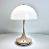 LED mushroom small table lamp portable USB charging dimmable flower bud lamp bedroom bedside lamp