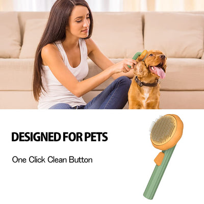 Pet Pumpkin Grooming Brush