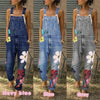 Women Denim overalls paint