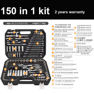 Auto Repair Toolbox Set Socket