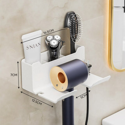 Wall Mounted Hair Dryer Holder