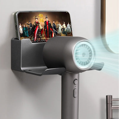 Wall Mounted Hair Dryer Holder