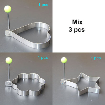 5 Styles Fried Egg Pancake Shaper