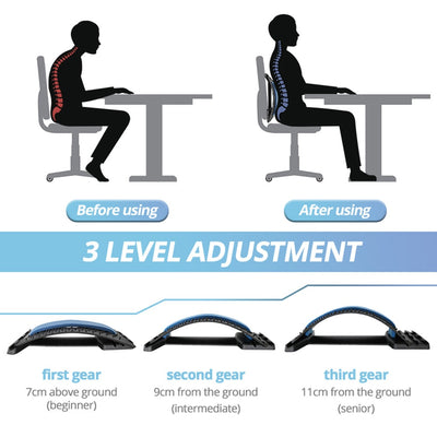 Multi-level Adjustable Back Stretcher