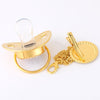 Infant Nipple Gold Bling Newborn Dummy Soother