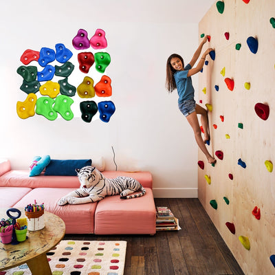 Kids Climbing Wall Holds Stones Toys