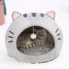 Cute Cat Bed Warm Pet House Kitten Cave Cushion Comfort Cat House Dog Basket Tent Puppy Nest Small Dog Mat Supplies Bed For Cats