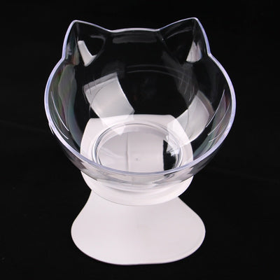 Non-Slip Double Cat Bowl Pet Water Food Feed Dog Bowls Pet Bowl With Inclination Stand Cats Feeder Feeding Bowl Kitten Supplies