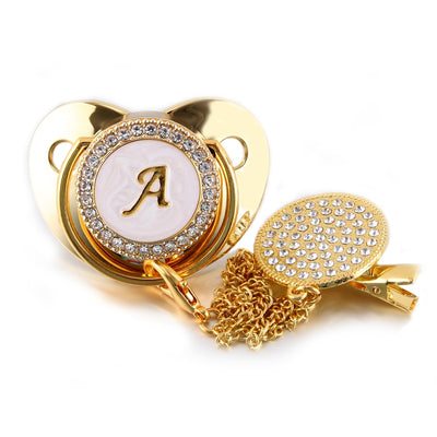 Infant Nipple Gold Bling Newborn Dummy Soother