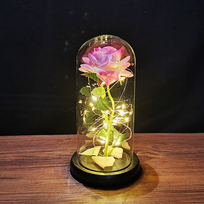 Rose LED Light Foil Flower