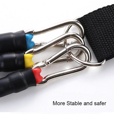 11 Pcs Resistance Tube Bands