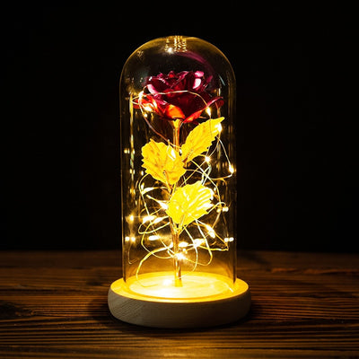 Rose LED Light Foil Flower