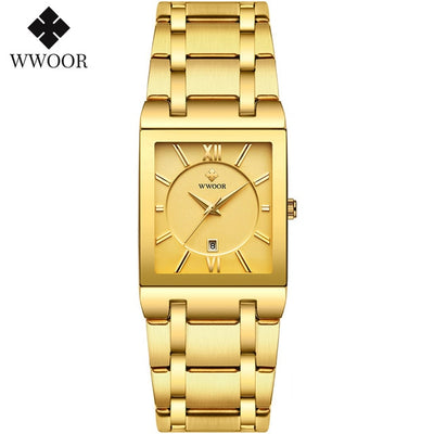 Stainless Steel Waterproof Fashion Women Wristwatch