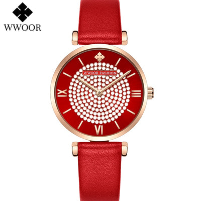 Stainless Steel Waterproof Fashion Women Wristwatch