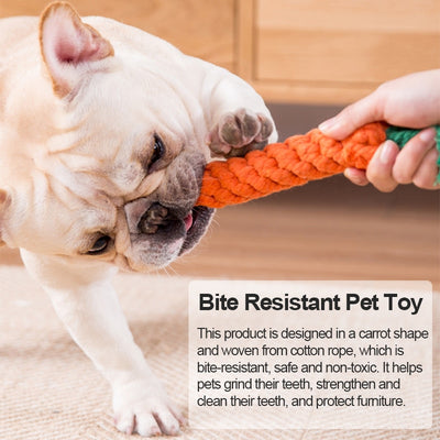 Pet Cleaning Teeth Cotton Rope Toy