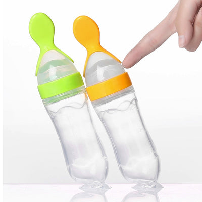 Newborn Feeding Bottle Sucker Spoon