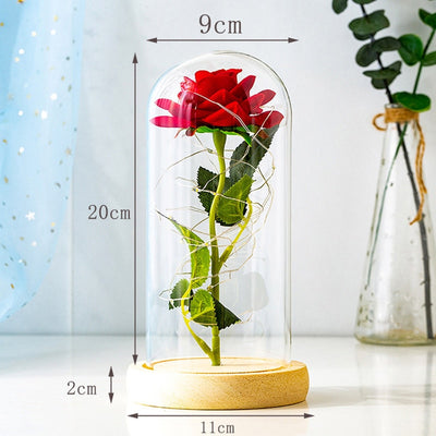 Rose LED Light Foil Flower