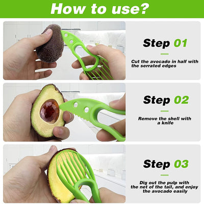 3 In 1 Avocado Slicer