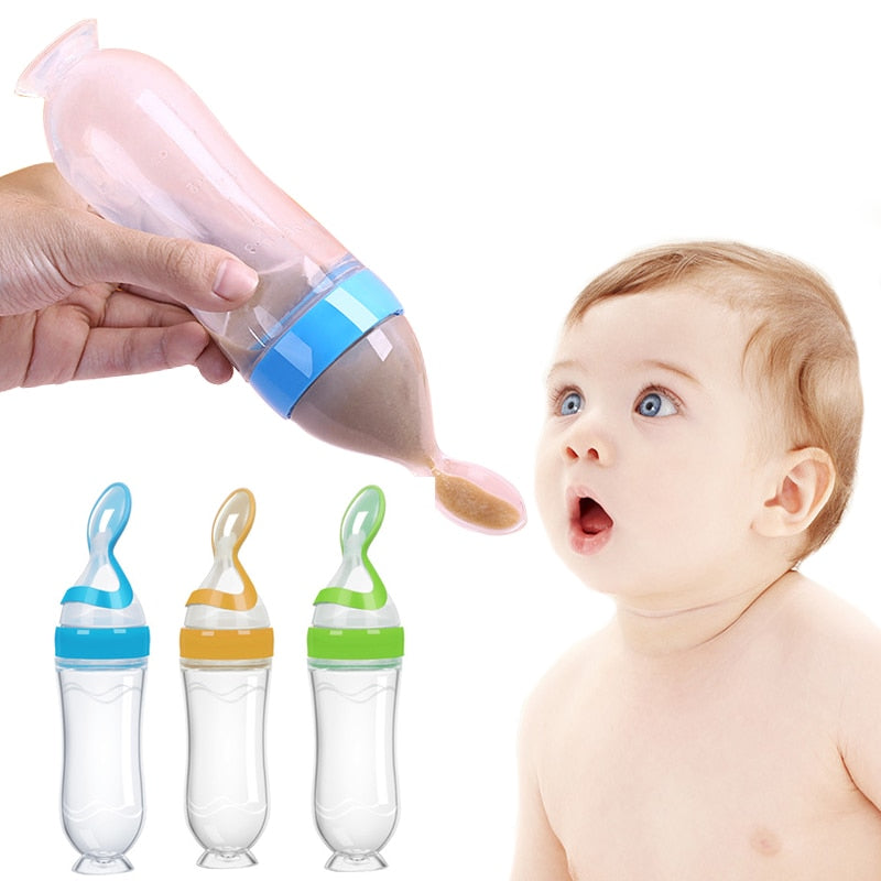 Newborn Feeding Bottle Sucker Spoon