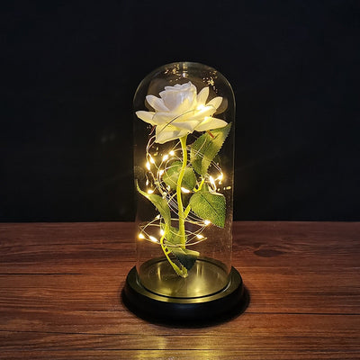 Rose LED Light Foil Flower